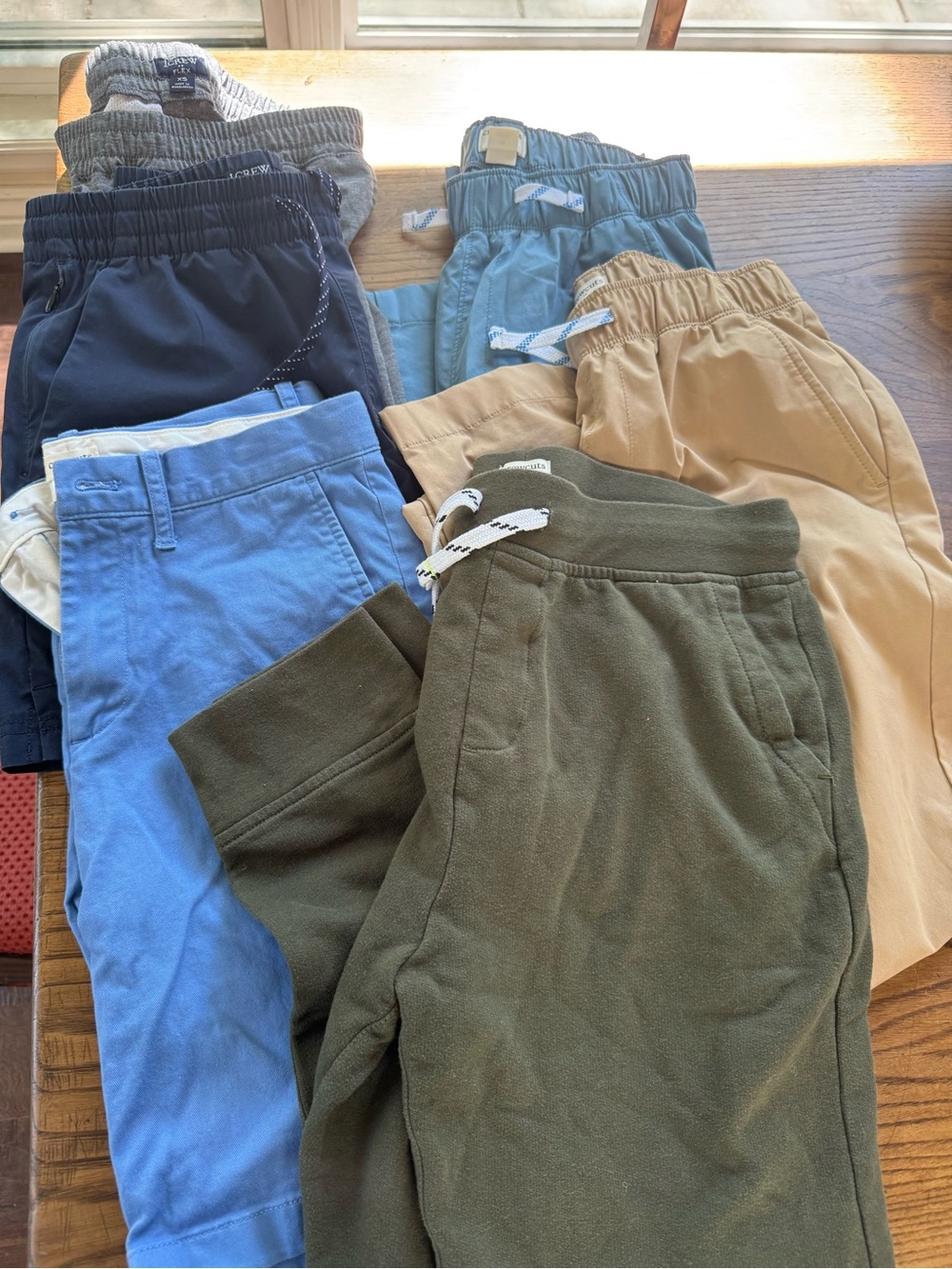 Lot J. Crew Kids Bottoms- 3 shorts, 3 pants